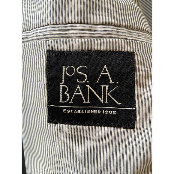 JoS A. Bank Tropical Blend Blazer Men's 42S 2-Button Blue Wool Cotton Blend NEW - Picture 8 of 10